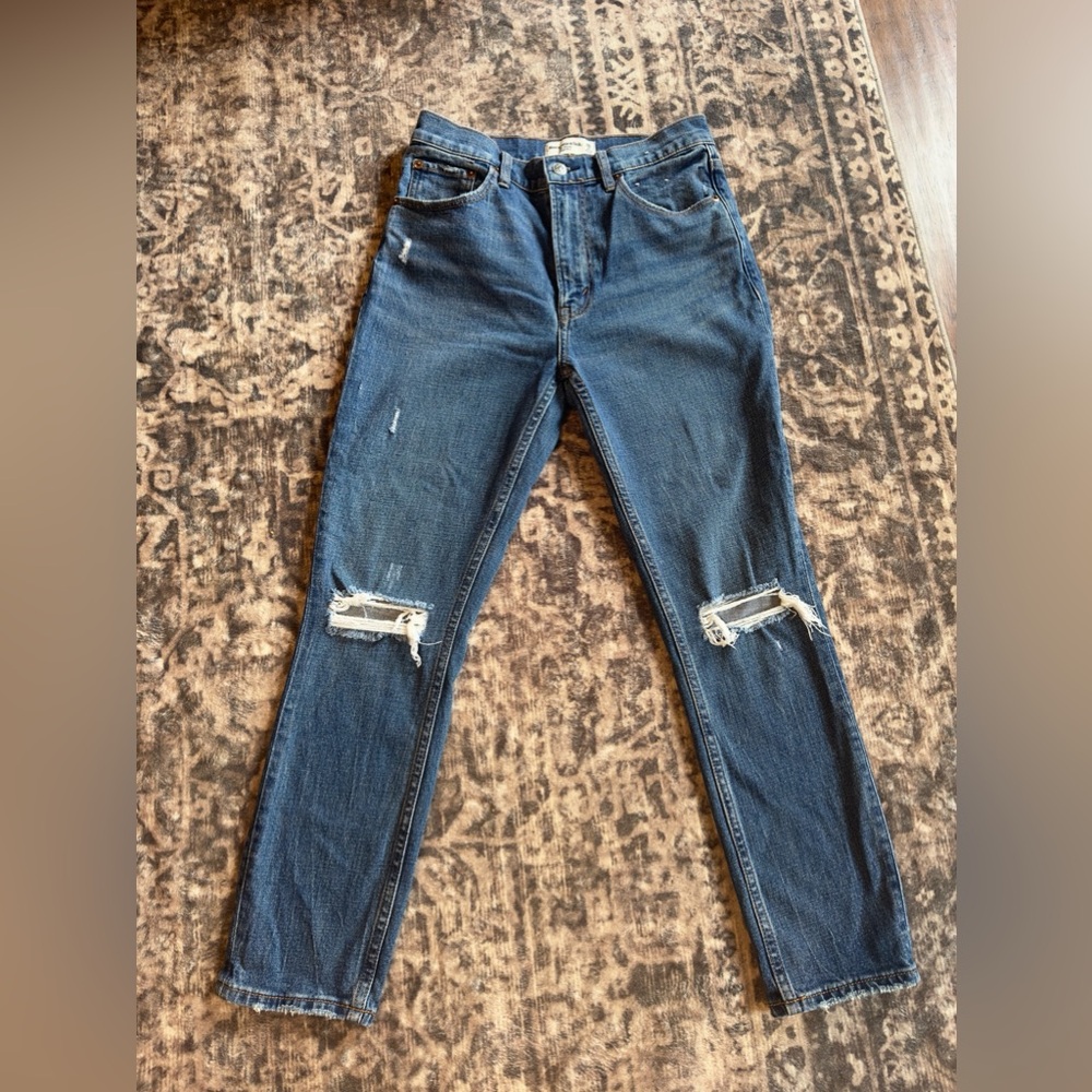 Abercrombie & fitch skinny high rise jeans